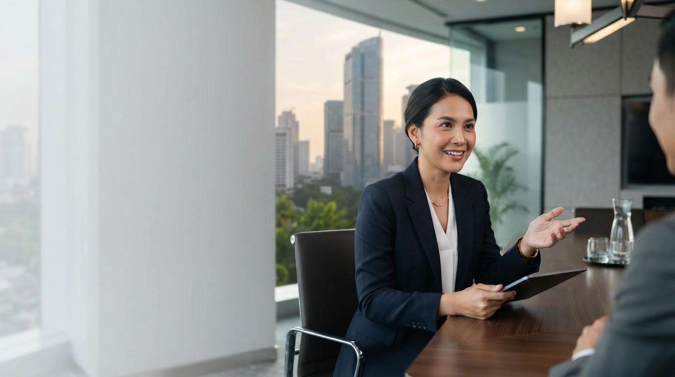 Mahkota Nilaipurna dasbor analitik investasi berbasis AI